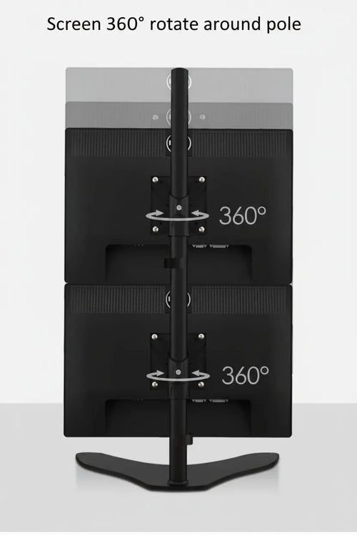 360-degree rotation screen stand on a white background