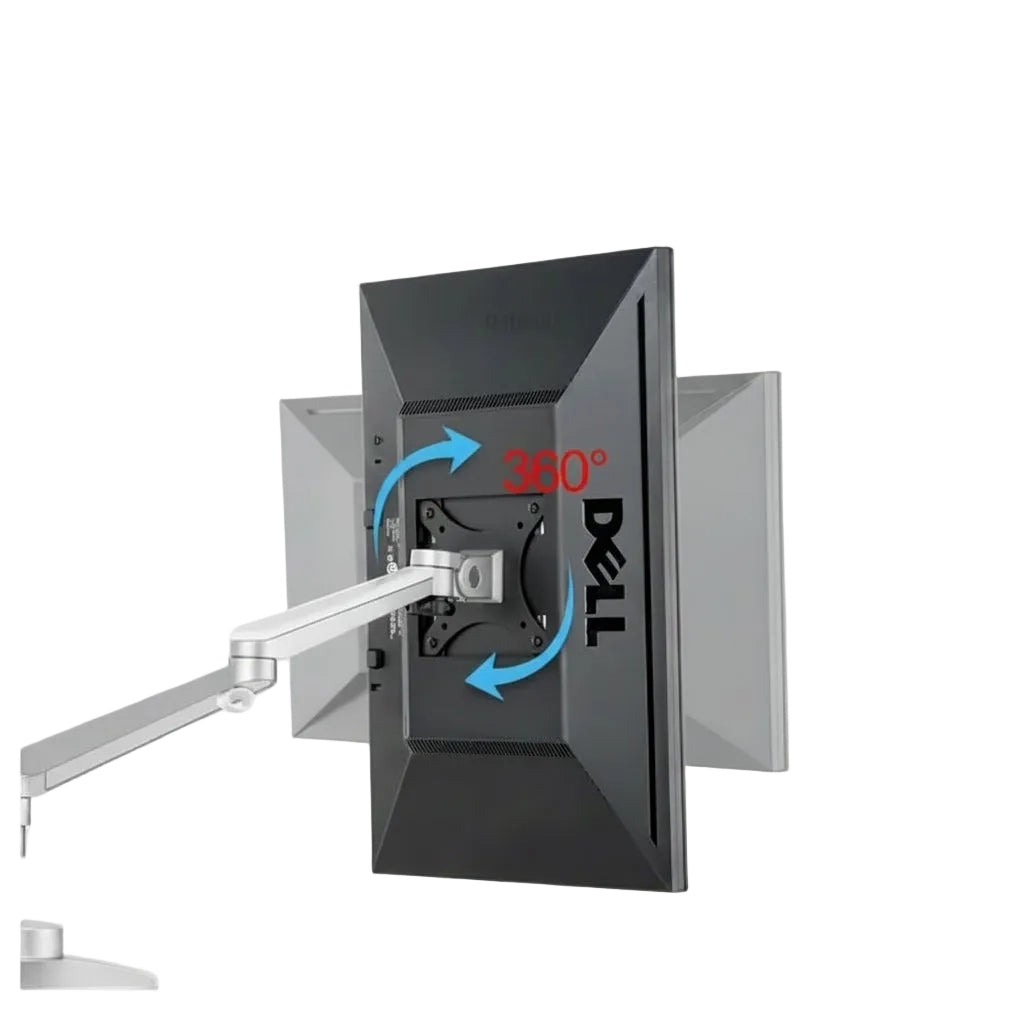Monitor & Laptop Arm – Full Motion Desk Mount, Monitor up to 27" + Laptop Holder